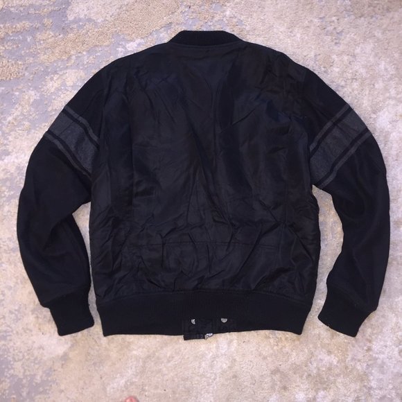 Diesel Wool and Nylon Bomber jacket Sz M - Picture 10 of 10